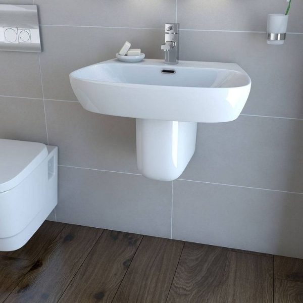 Wash Basin Half Pedestal