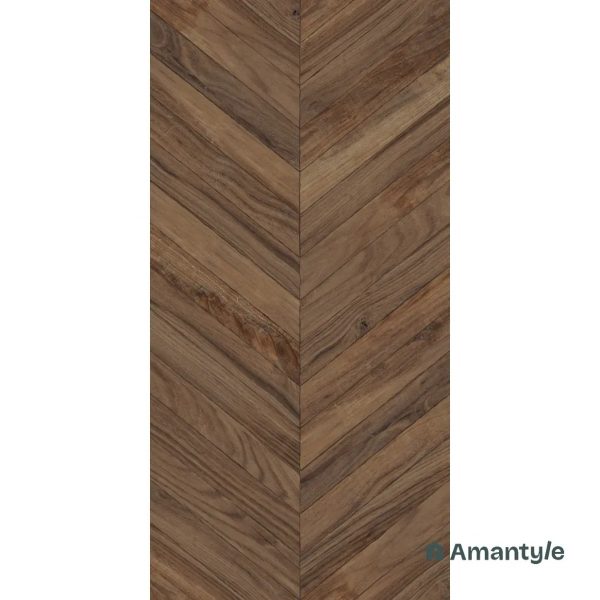 Brown Vitrified Wooden Wall & Floor Tile Code 100135 (600x1200 mm, Matt Special Structure) - Image 2