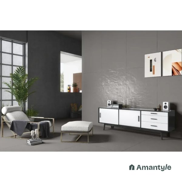 Brown Vitrified Rustic & Matt Wall & Floor Tile Code 100186 (600x1200 mm, Lappato) - Image 3