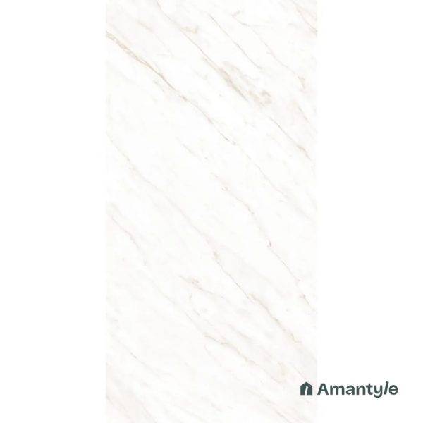 White Vitrified Marble Matt & Carving Wall & Floor Tile Code 100312 (600x1200 mm, Dazzle Matt) - Image 5