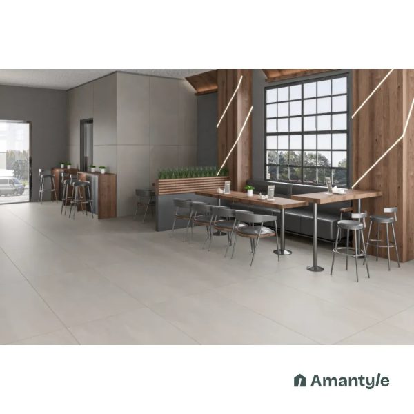 Grey Vitrified Marble Design Slab Wall & Floor Tile Code 100409 (800x1600 mm, Matt)