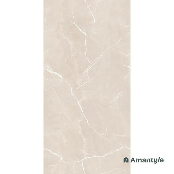Ivory Vitrified Marble Matt & Carving Wall & Floor Tile Code 100454 (600x1200 mm, Dazzle Matt) - Image 2