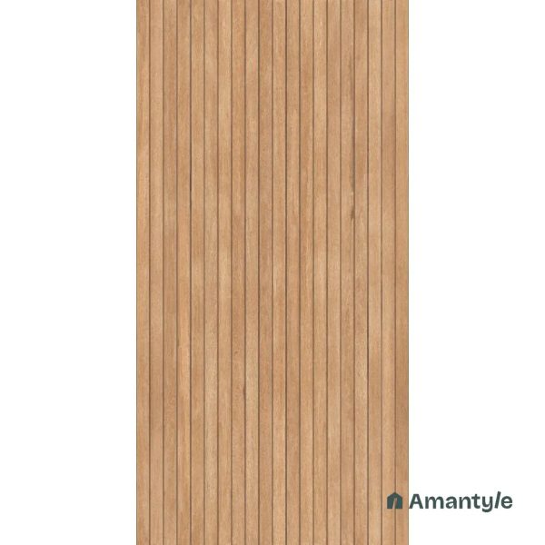 Beige Vitrified Wooden Wall & Floor Tile Code 100477 (600x1200 mm, Matt Special)