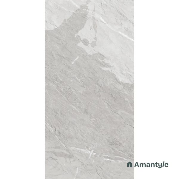 Grey Vitrified Marble Matt & Carving Wall & Floor Tile Code 100483 (600x1200 mm, Matt Special) - Image 3