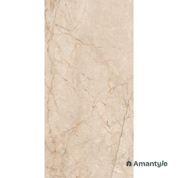 Beige Vitrified Marble Design Wall & Floor Tile Code 100505 (600x1200 mm, Polished) - Image 2