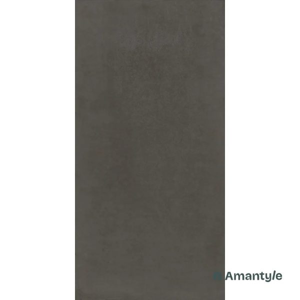 Black Vitrified Concrete & Grey Wall & Floor Tile Code 100796 (600x1200 mm, Color Body)
