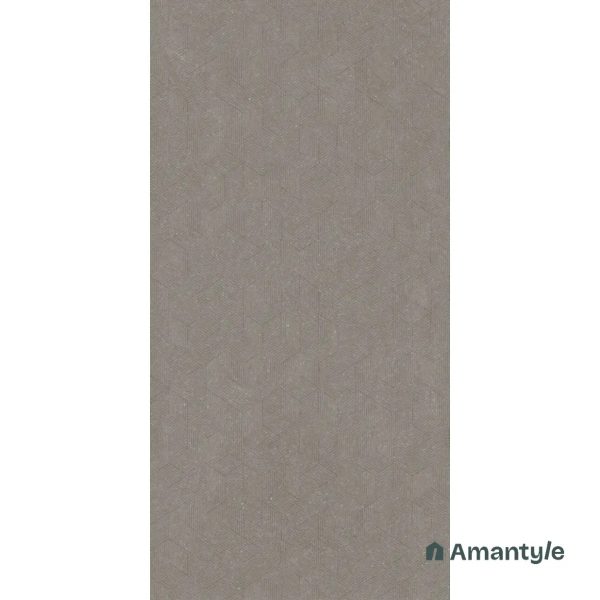 Brown Vitrified Concrete & Grey Wall & Floor Tile Code 100800 (600x1200 mm, Color Body) - Image 5