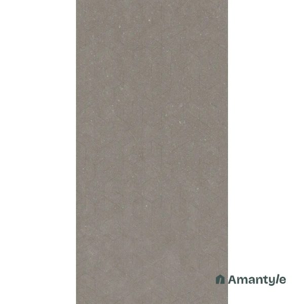 Brown Vitrified Concrete & Grey Wall & Floor Tile Code 100800 (600x1200 mm, Color Body) - Image 4