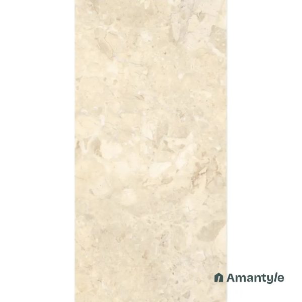 Beige Vitrified Marble Design Wall & Floor Tile Code 110025 (600x1200 mm, Polished)