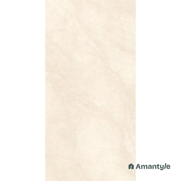Cream Vitrified Marble Design Wall & Floor Tile Code 110044 (600x1200 mm, Polished)