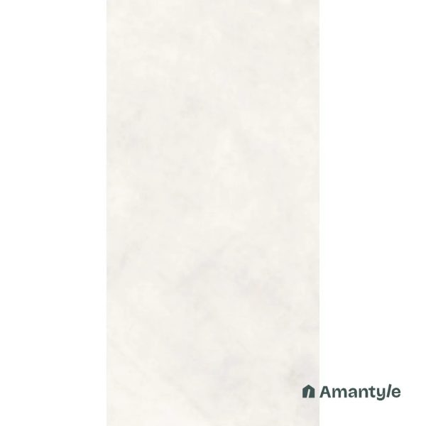 White Vitrified Concrete & Grey Wall & Floor Tile Code 110080 (600x1200 mm, Matt)