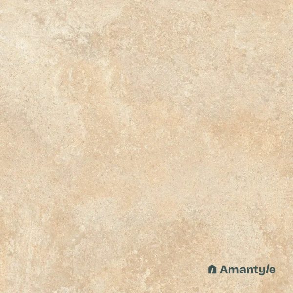 Beige Porcelain Rustic & Matt Wall & Floor Tile Code 120098 (600x600 mm, Matt)