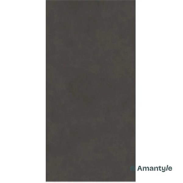 Black Vitrified Concrete & Grey Wall & Floor Tile Code 140011 (600x1200 mm, Matt)