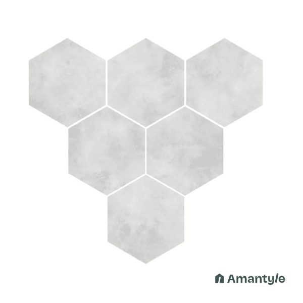 Grey Vitrified Moroccan  Wall & Floor Tile Code 190049 (220x250 mm, Matt)