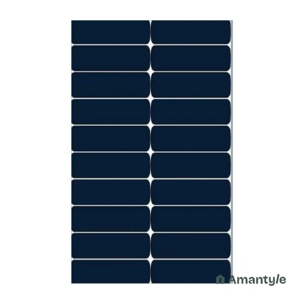 Blue Ceramic Subway Wall Tile Code 230034 (300x600 mm, Polished)