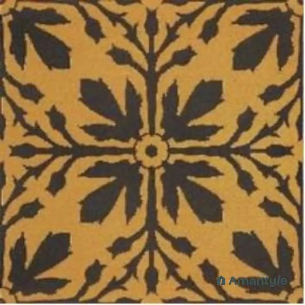 Orange 3rd Fire Moroccan Wall & Floor Tile Code 250092 (300x300 mm, Matt)