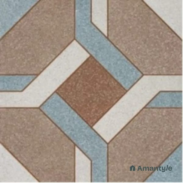 Brown 3rd Fire Moroccan Wall & Floor Tile Code 250204 (300x300 mm, Matt)