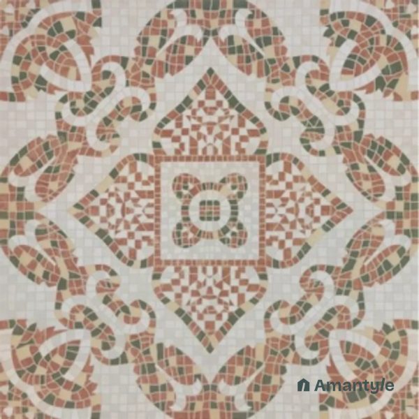 Beige 3rd Fire Moroccan Wall & Floor Tile Code 250303 (600x600 mm, Matt)