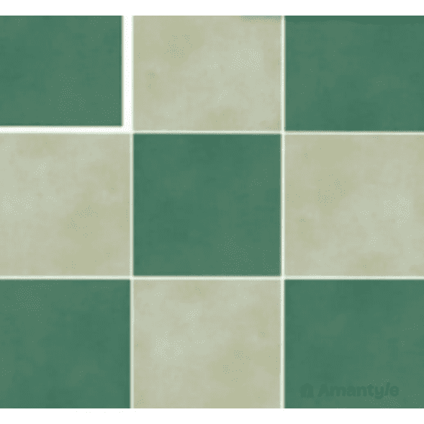 Green Ceramic Decor & Highlighter Wall Tile Code 510018 (150x150 mm, Matt)